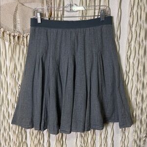 Margaret O'Leary Kick Pleat Soft Teal Cotton Skirt XS/S